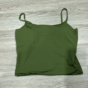 Suuksees Olive Green Women's Camisole Top L